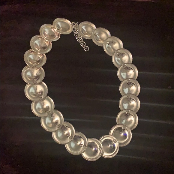 Monet silver necklace very pretty - Picture 4 of 4